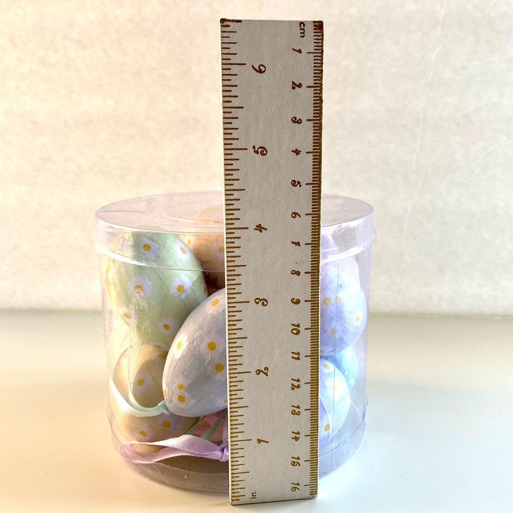 Decorative‎ Paper Maché Style Floral Easter Eggs - Picture 4 of 4